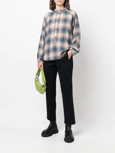 Woolrich Stretch-twill Trousers In Blue