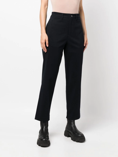 Woolrich Stretch-twill Trousers In Blue