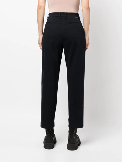Woolrich Stretch-twill Trousers In Blue