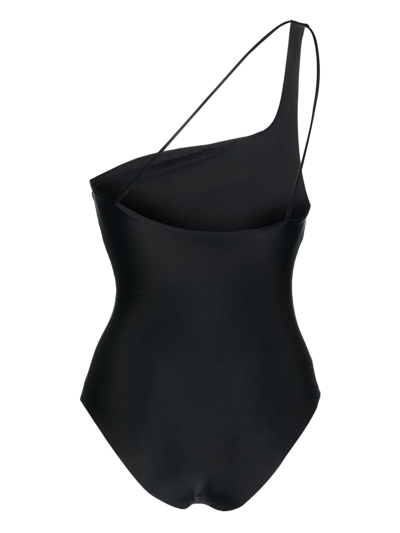 Shop Jade Swim Apex One-shoulder Swimsuit In Black