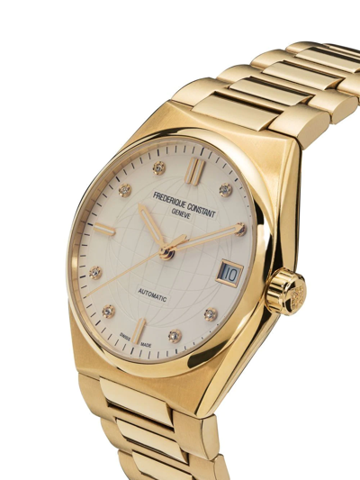 Shop Frederique Constant Highlife Ladies Automatic 34mm In White