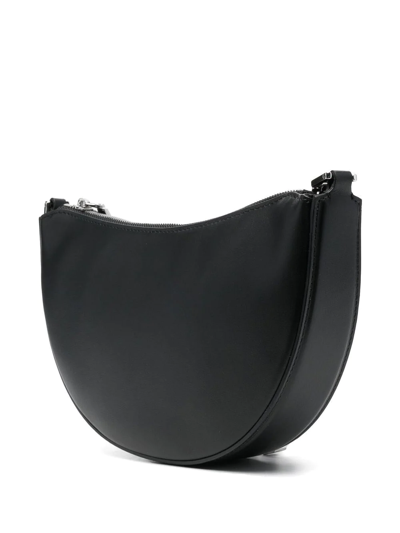 Shop Iro Logo Zipped Shoulder Bag In Black