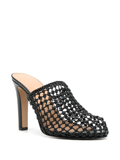 Ferragamo Ellasx5 Womens Leather Slip On Heels In Black