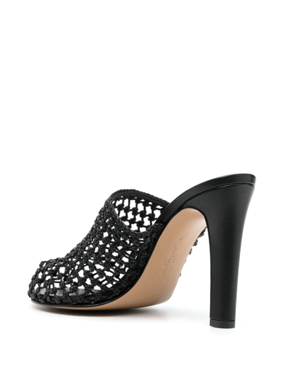 Ferragamo Ellasx5 Womens Leather Slip On Heels In Black