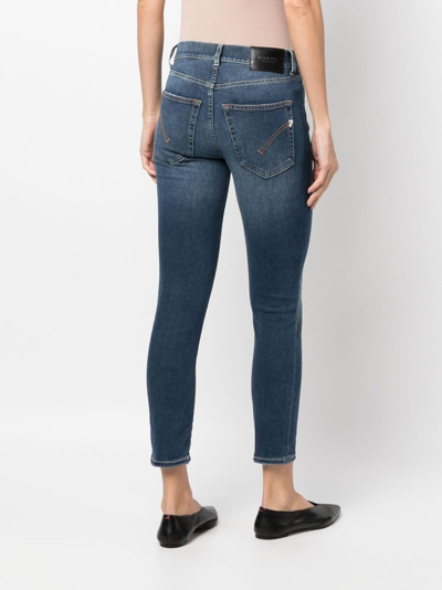 Shop Dondup Mid-rise Skinny Jeans In Blue