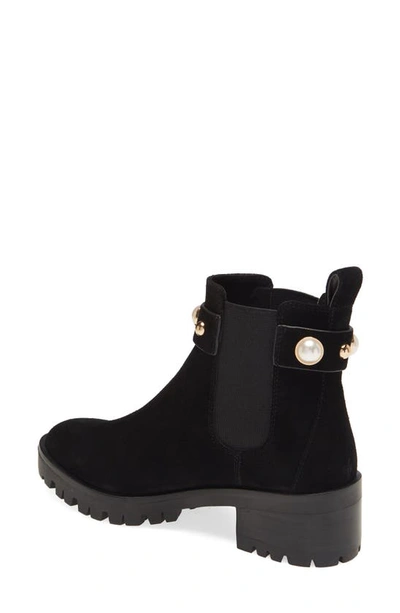 Karl lagerfeld pola studded chelsea best sale bootie
