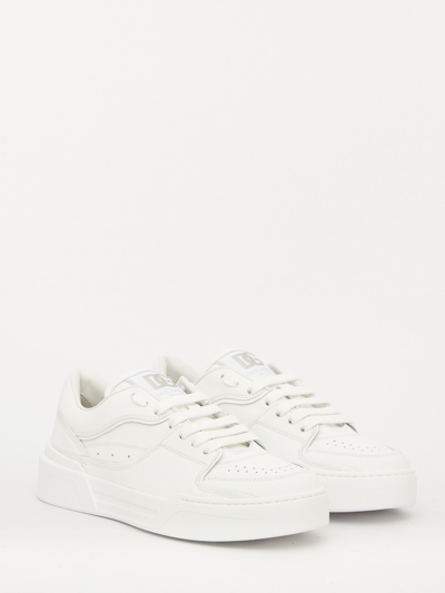 Shop Dolce & Gabbana New Roma Sneakers In White