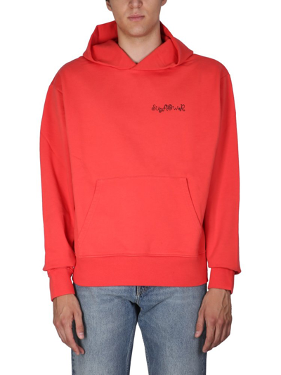 Shop Sunflower Logo Detailed Long In Red