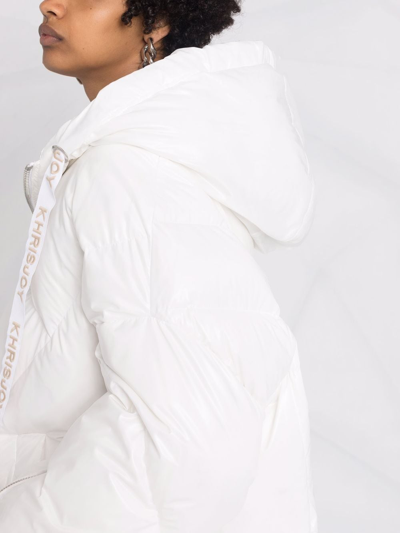 Shop Khrisjoy Puff Khris Iconic Down Jacket In White