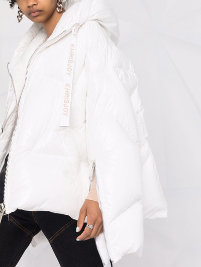 Shop Khrisjoy Puff Khris Iconic Down Jacket In White