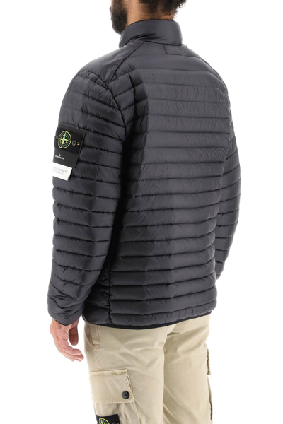Shop Stone Island Recycled Nylon Down Jacket In Blue