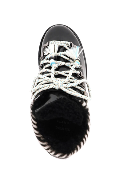 Shop Alanui Capri Shoes X Diemme In Black,white