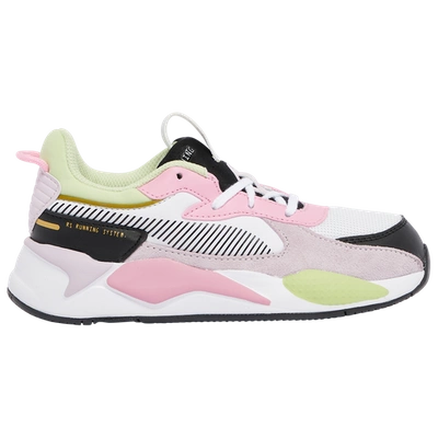 Shop Puma Girls  Rsx Bouquet In White/multi