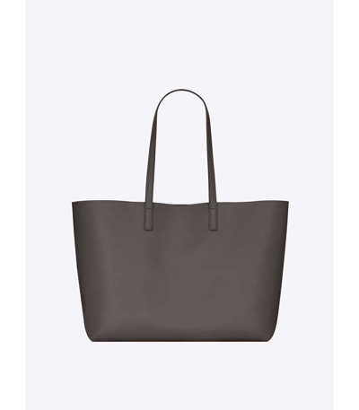 Shop Saint Laurent Shopping Tote Bag In Grey
