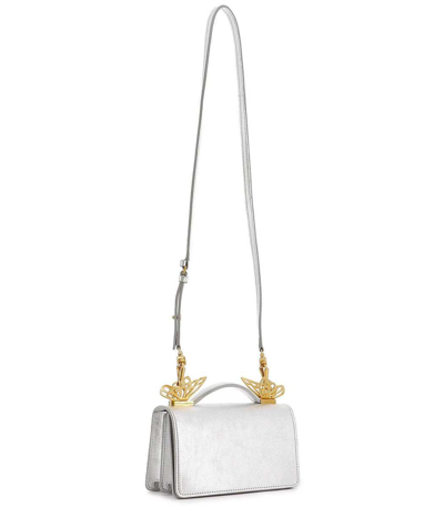 Shop Sophia Webster Mariposa Mini Shoulder Bag - Silver