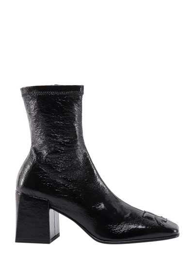 Shop Courrèges Ankle Boots In Black