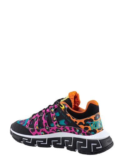 Shop Versace Trigreca Sneakers In Multicolor