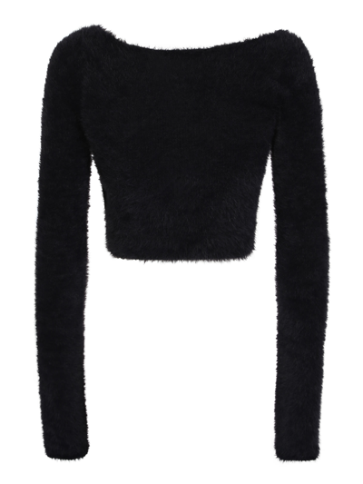 Shop Ambush Cropped Sweater Black