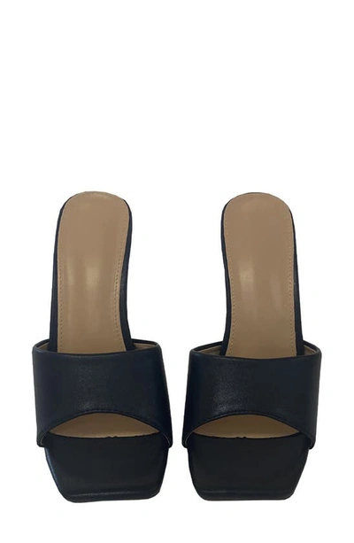 Shop Mique Audrey Mule Sandal In Black