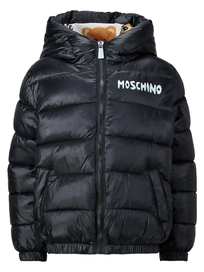 Shop Moschino Kids Black Jacket