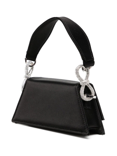 Shop Mach & Mach Mini Samantha Tote Bag In Black