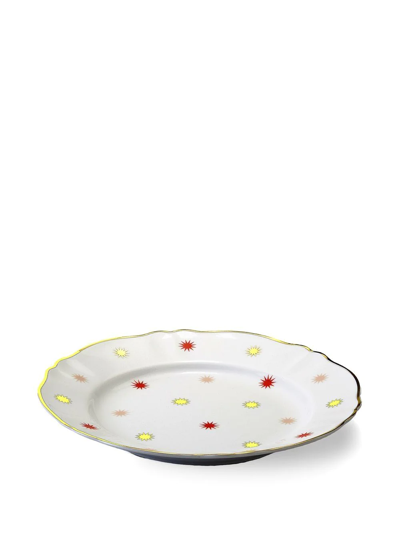 Bitossi Home 4 Piece Volta Dinner Plate Set In White