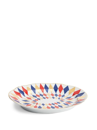 Bitossi Home Oval Two-set Platter Plates In White