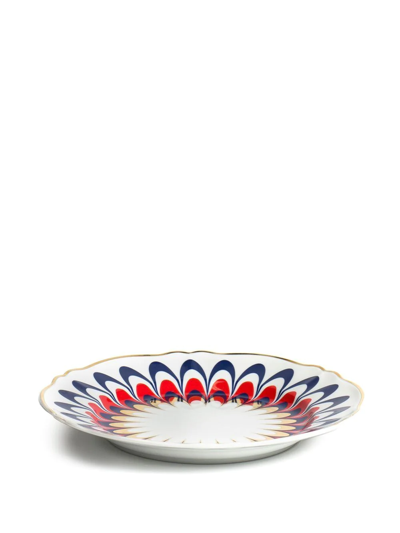Bitossi Home Flora Four-set Dinner Plates In White