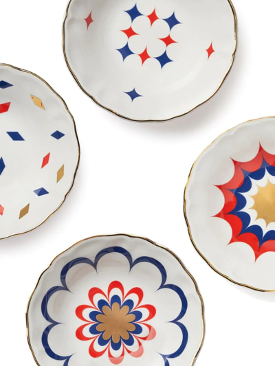 Bitossi Home 4 Piece Assorted Bowl Set In White