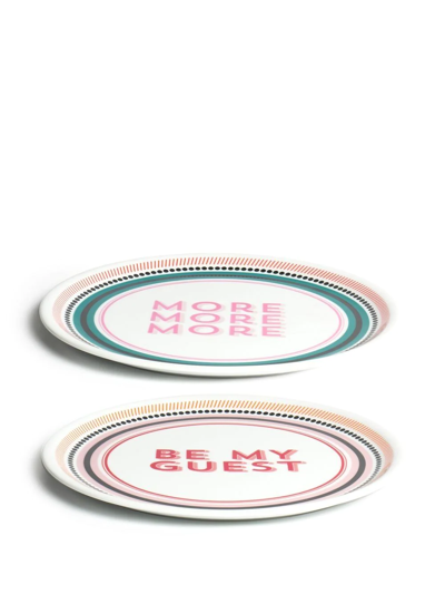 Shop Bitossi Home Assorted Six-set Pizza Plates In White