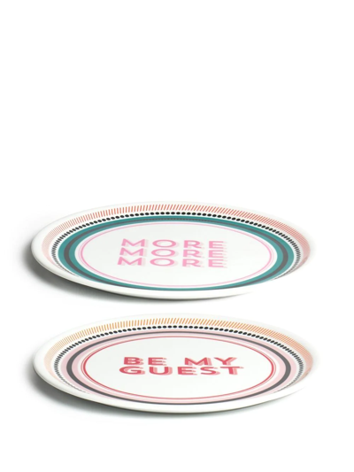 Bitossi Home Assorted Six-set Pizza Plates In White