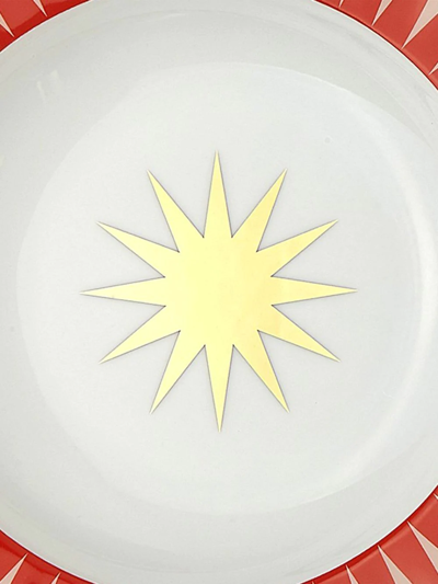 Bitossi Home 4 Piece Baleno Deep Plate Set In White