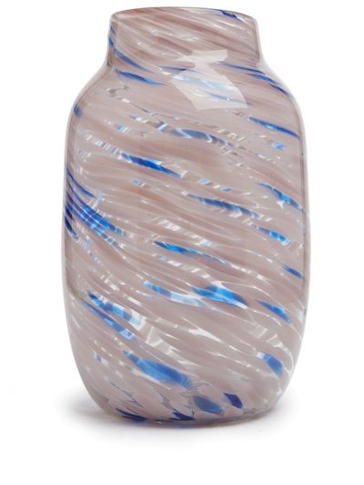 Shop Hay Splash Round Vase (30cm) In Neutrals