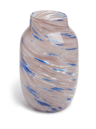Hay Splash Round Vase (30cm) In Neutrals