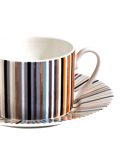 Shop Missoni Stripes Jenkins Teacup Set In White