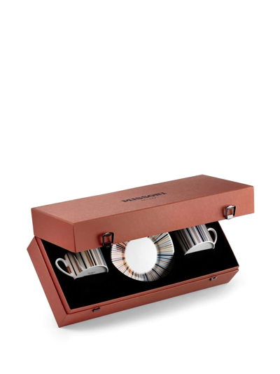 Missoni Stripes Jenkins Teacup Set In White