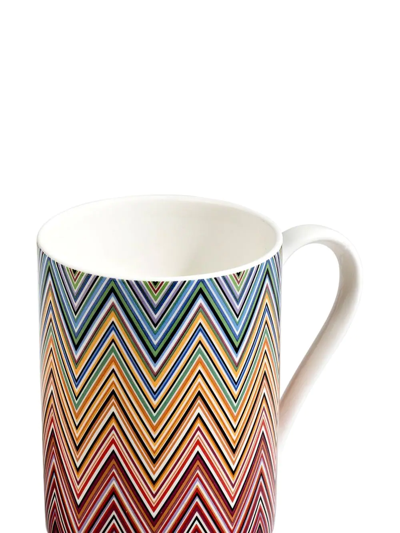 Shop Missoni Zig Zag Jarris Mug In Neutrals