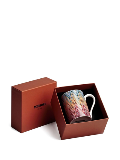 Shop Missoni Zig Zag Jarris Mug In Neutrals