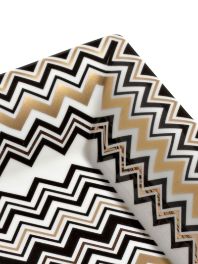 Missoni Zigzag-print Vide Poche In White