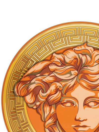Shop Versace Medusa Amplified Service Plate (33.1cm) In Gold