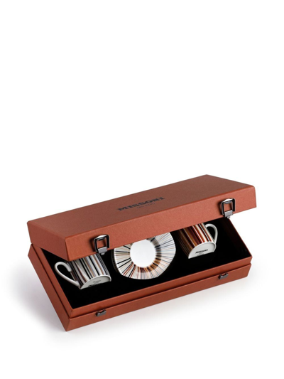Missoni Stripes Jenkins Coffee Set In Grey