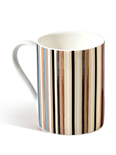 Shop Missoni Stripes Jenkins Mug In Neutrals
