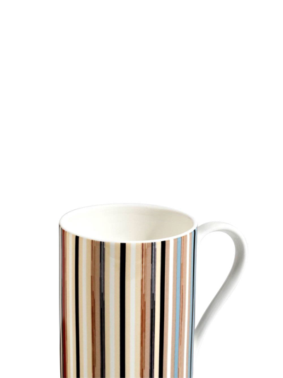 Shop Missoni Stripes Jenkins Mug In Neutrals