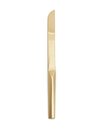 Shop Sambonet Living Panettone Knife In Gold