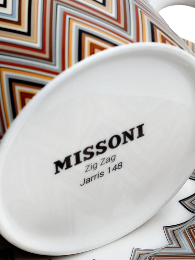 Shop Missoni Zig Zag Jarris Coffee Set In Neutrals