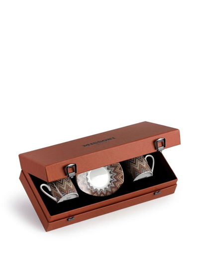 Missoni Zig Zag Jarris Coffee Set In Neutrals