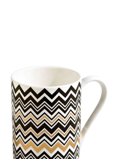 Missoni Zig Zag Gold Mug In White