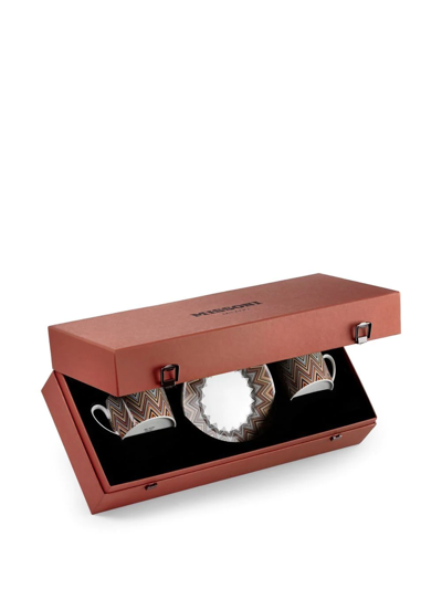 Missoni Zig Zag Jarris Teacup Set In Neutrals