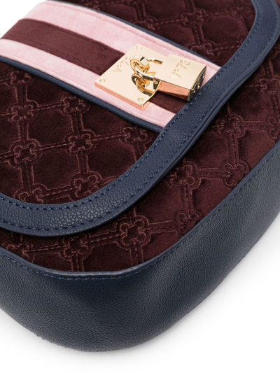 Shop V73 Evelyn Padlock-detail Satchel Bag In Red