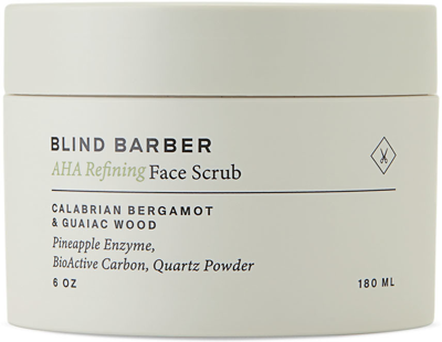 Shop Blind Barber Aha Refining Face Scrub, 6 oz In Na